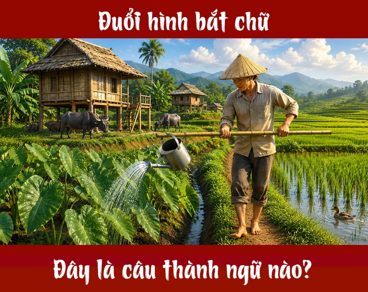 Thành ngữ quen thuộc này là gì? (P109) - Ảnh 1.