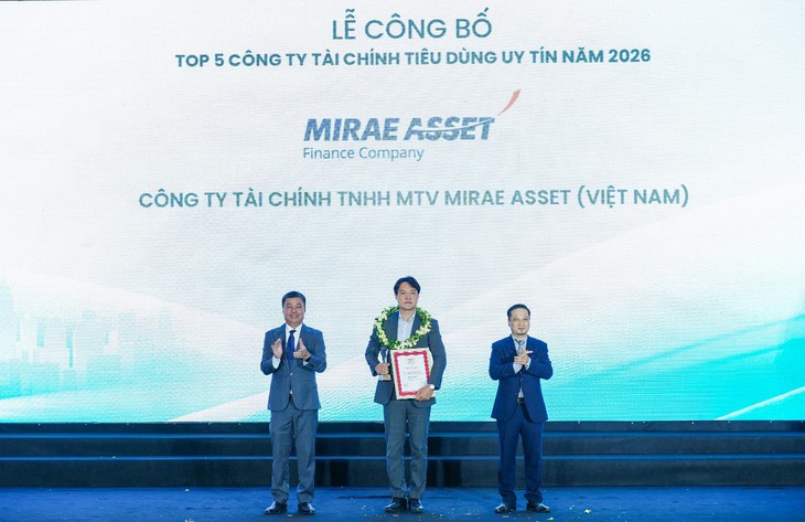 Tài chính Mirae Asset vào ‘Top 5 Công ty Tài chính Uy tín 2026’ - Ảnh 1.