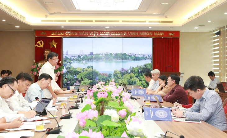 Hà Nội quyết tâm khắc phục triệt để tình trạng úng ngập đến năm 2027 - Ảnh 1.