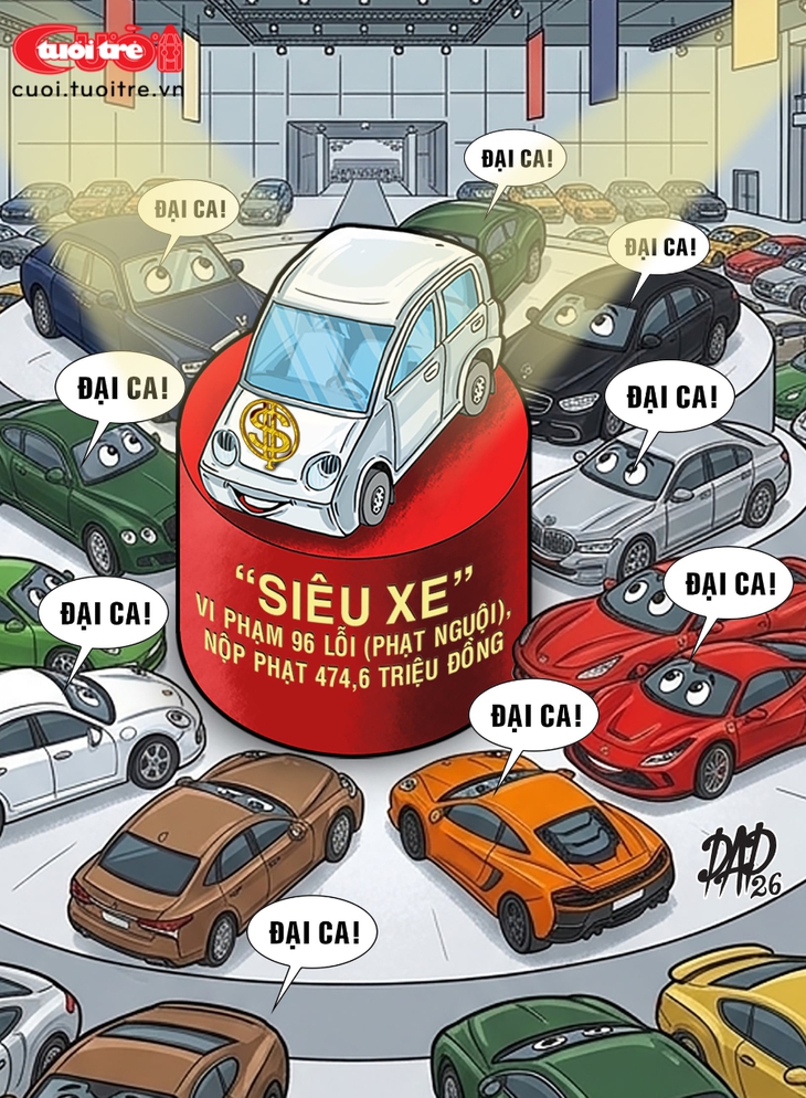 Siêu xe 'siêu phạt nguội' mang biển số Hà Nội - Ảnh 1.