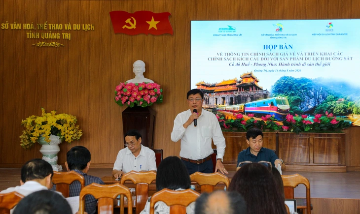 Vé tàu Huế - Phong Nha có nhiều ưu đãi, tuần đầu khai thác giảm 50% - Ảnh 1.