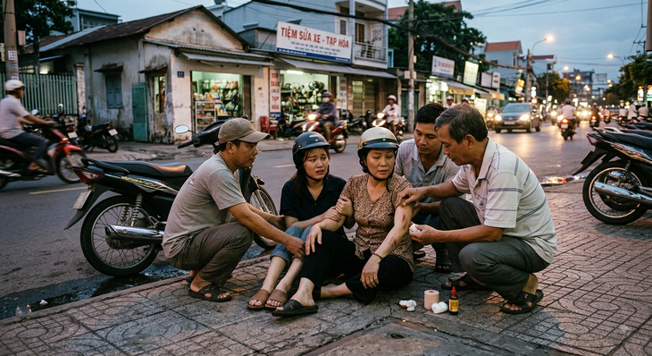 Lòng hào hiệp của người thành phố - Ảnh 1.
