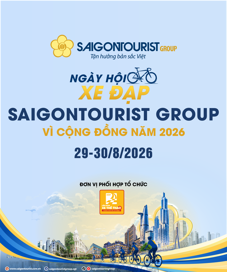 Saigontourist Group lần đầu tổ chức Ngày hội Xe đạp vì cộng đồng, trao 51 xe đạp cho học sinh vượt khó - Ảnh 2.