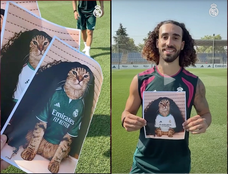 Cucurella chọn meme hài hước cho ngày ra mắt Real Madrid - Ảnh 1.