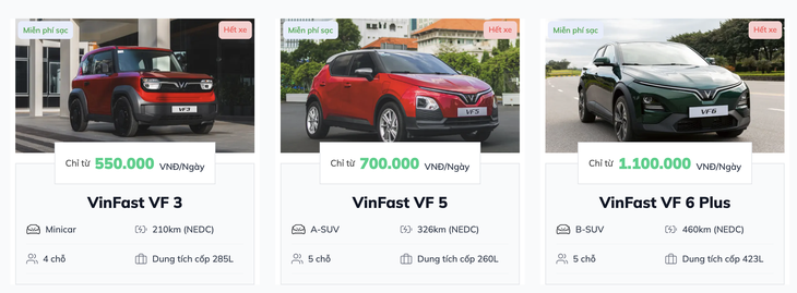Người thuê xe tự lái vẫn thong thả chờ cận lễ 2-9 mới ‘chốt’ xe - Ảnh 2.