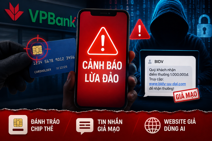 Ngân hàng đồng loạt cảnh báo thủ đoạn mới khiến khách hàng mất tiền - Ảnh 1.