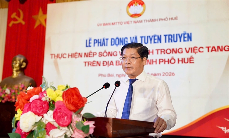Huế phát động thực hiện nếp sống văn minh, lễ tang không quá 72 giờ - Ảnh 2.