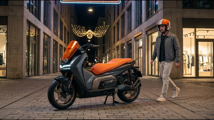 Chưa ra mắt Việt Nam, xe máy điện VinFast Rasad rục rịch ra nước ngoài, dễ là đối thủ của Honda ADV160 - Ảnh 5.