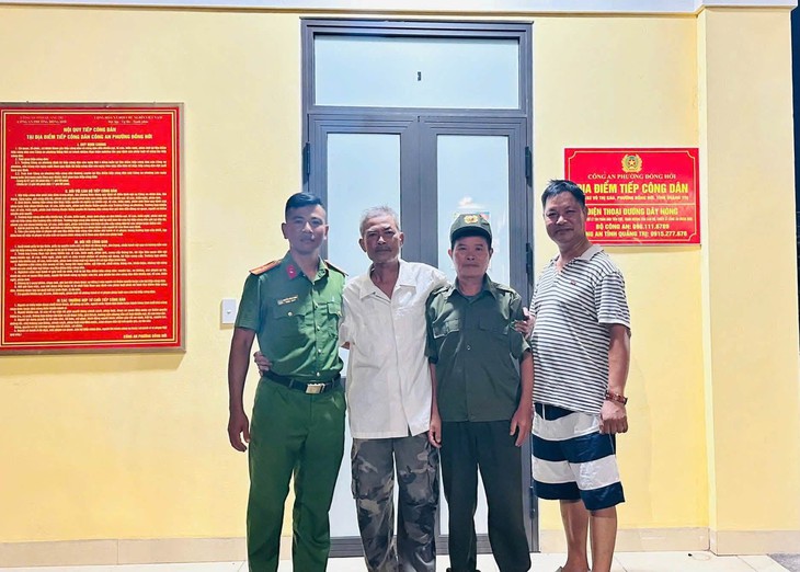 Cựu chiến binh đi lạc khi vào Nam thăm chiến trường xưa được công an hỗ trợ về nhà - Ảnh 1.