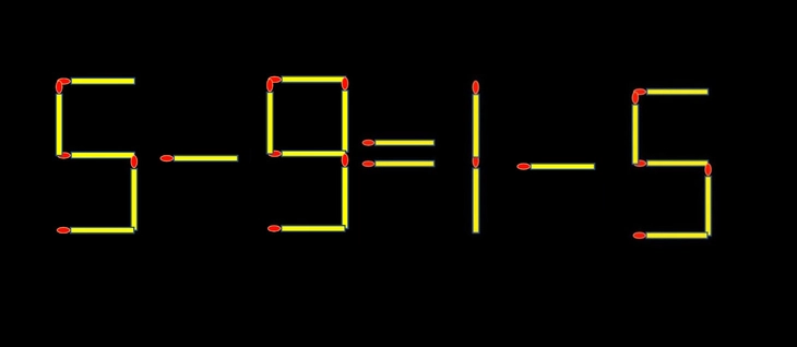Thử tài IQ: Di chuyển một que diêm để 5+9=15 thành phép tính đúng - Ảnh 1.