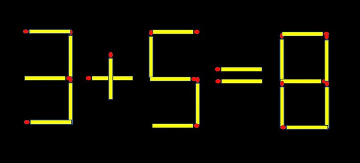 Thử tài IQ: Di chuyển một que diêm để 9+13=8 thành phép tính đúng - Ảnh 1.