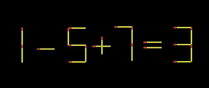 Thử tài IQ: Di chuyển một que diêm để 15+7=9 thành phép tính đúng - Ảnh 2.