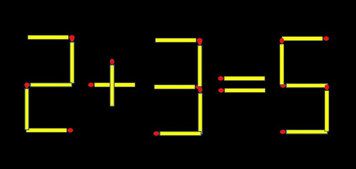 Thử tài IQ: Di chuyển một que diêm để 18+13=5 thành phép tính đúng - Ảnh 1.