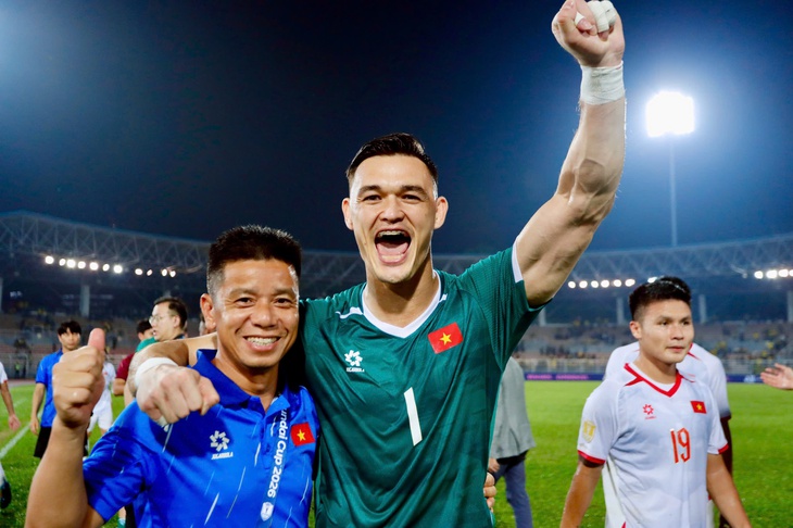 Lê Giang Patrik được chấm điểm cao nhất trận Việt Nam - Malaysia - Ảnh 1.