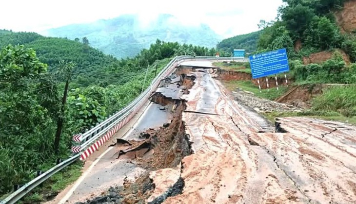 Khẩn trương khắc phục hoàn tất đèo Khánh Lê trước mùa mưa - Ảnh 2.