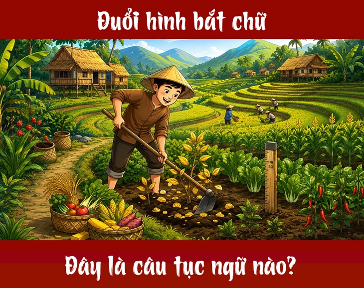 Tục ngữ quen thuộc này là gì? (P30) - Ảnh 1.