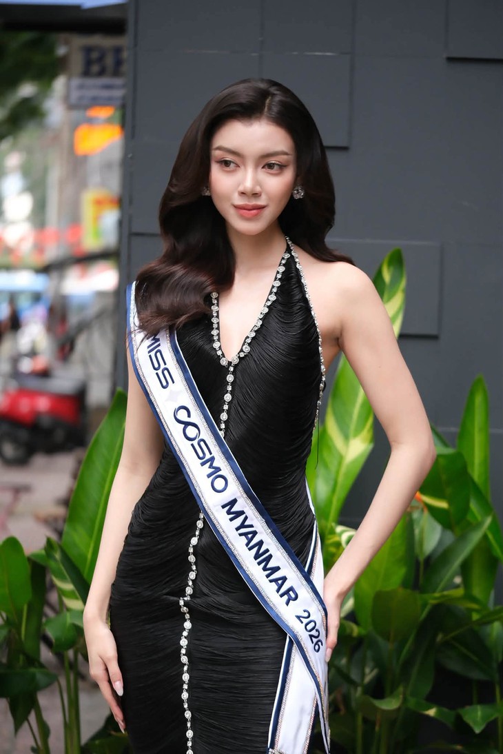 Thae Su Nyein đến Việt Nam thi Miss Cosmo sau ồn ào bị tước danh hiệu á hậu Miss Grand - Ảnh 5.