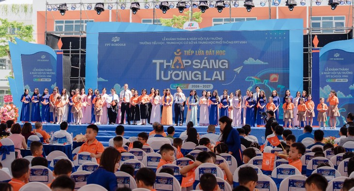 Khánh thành Trường Phổ thông liên cấp FPT Vinh tại Eco Central Park - Ảnh 2.
