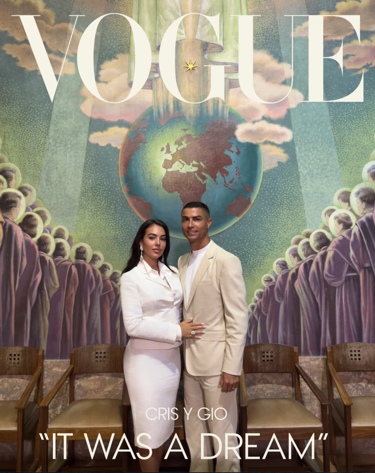 Cận cảnh về ngày cưới của Cristiano Ronaldo và Georgina Rodriguez - Ảnh 1.