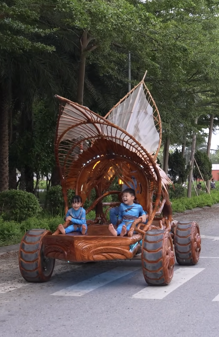 Thợ Việt chế siêu phẩm xe gỗ: Hàng độc bản chạy được, lấy cảm hứng từ bom tấn Avatar - Ảnh 9.