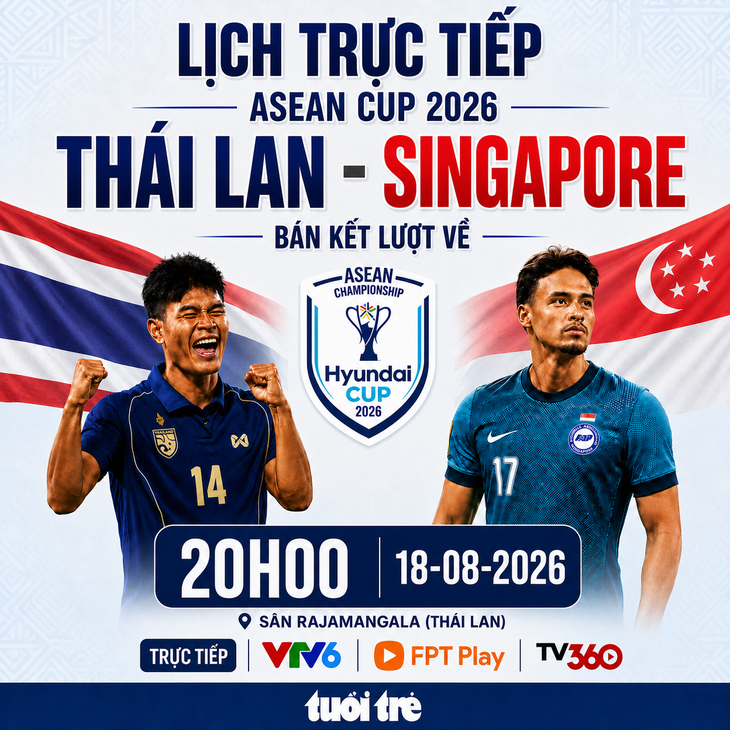 Thái Lan tái đấu Singapore - Ảnh 1.