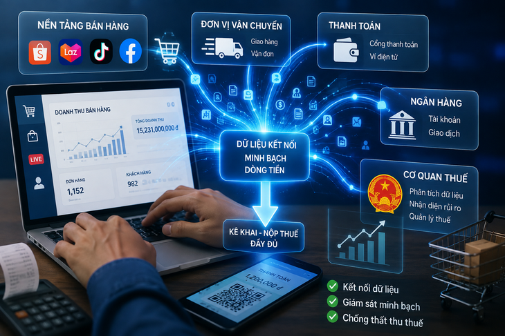 Kinh doanh online: hết thời giấu doanh thu, trốn thuế - Ảnh 3.
