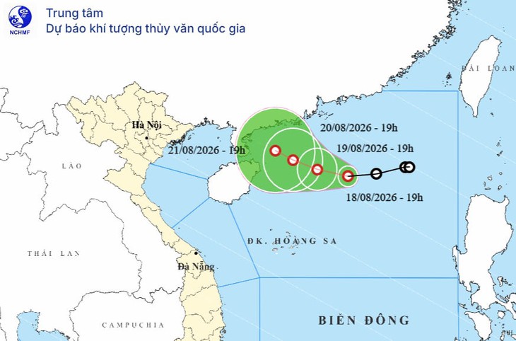 Áp thấp nhiệt đới gây gió mạnh trên biển Đông - Ảnh 2.