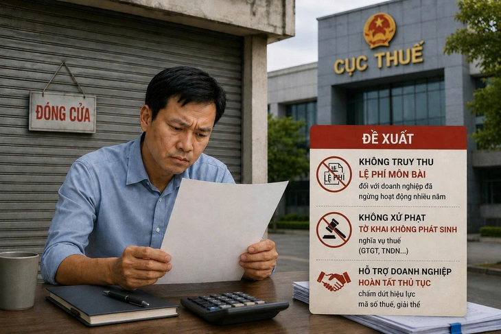Ngừng kinh doanh, doanh nghiệp vẫn gánh hàng chục triệu đồng lệ phí, tiền phạt - Ảnh 2.