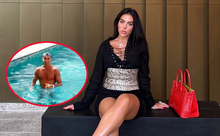 Georgina khoe ông xã Ronaldo đánh thức mình thế nào - Ảnh 1.