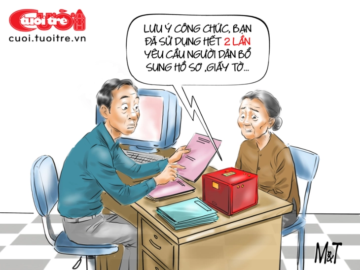 Thủ tục hành chính: Hết cảnh bổ sung giấy tờ 2 lần - Ảnh 1.