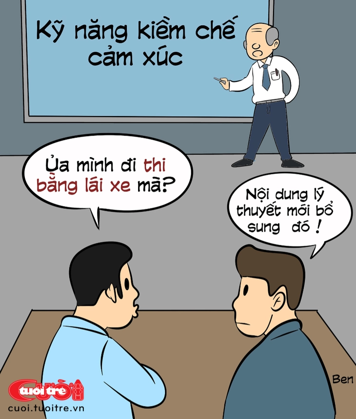 Phần thi bằng lái có tên... kỹ năng mềm - Ảnh 1.