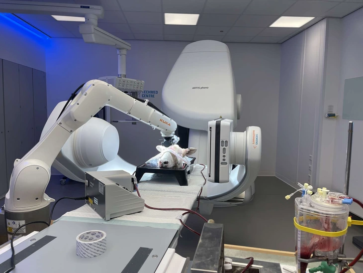 Robot tí hon có thể 'khoan' xuyên mô não rồi tự quay về theo đường cũ - Ảnh 1.