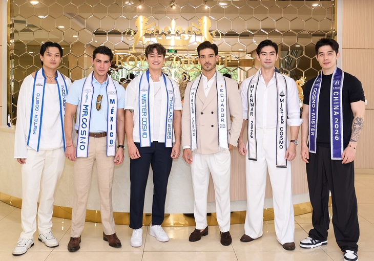Lộ diện 7 đại diện Mister Cosmo đầu tiên đến Việt Nam - Ảnh 1.