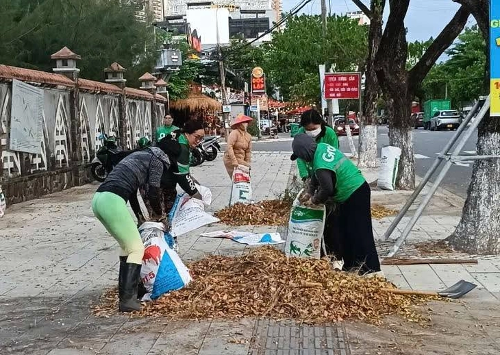 Phường ở Đà Nẵng tặng giấy khen cho 3 người kênh TikTok 'Trí đi dọn' - Ảnh 4.