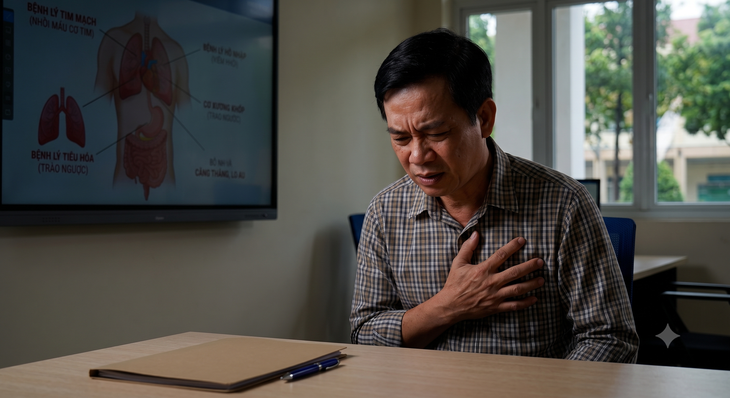 Đau ngực có phải chắc chắn mắc bệnh tim? - Ảnh 1.