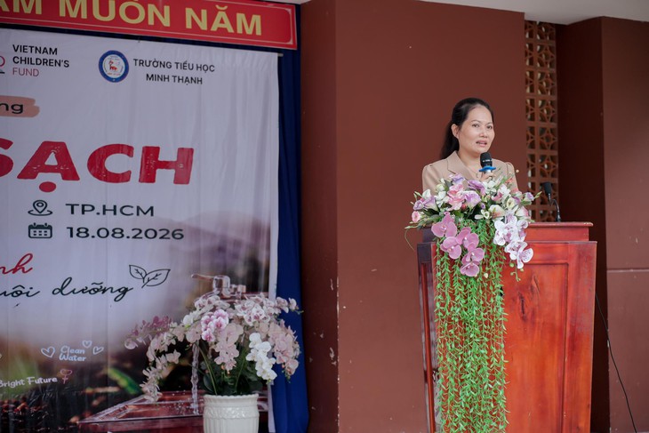 Trường Tiểu học Minh Thạnh tiếp nhận hệ thống lọc nước trước thềm năm học mới - Ảnh 2.
