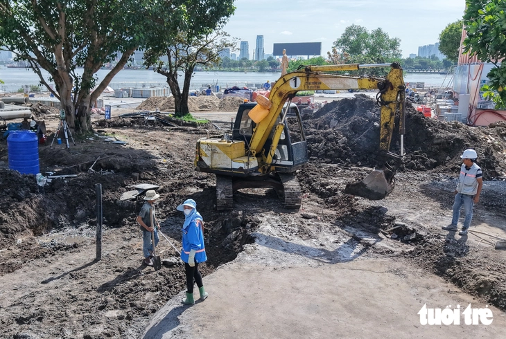 Bến Nhà Rồng chuyển biến sau 3 tháng khởi công, tạo đà đột phá hạ tầng ven sông Sài Gòn - Ảnh 3.