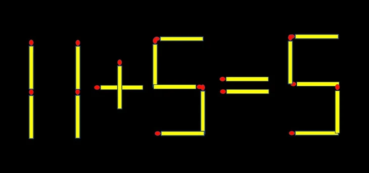 Thử tài IQ: Di chuyển một que diêm để 8+8=11 thành phép tính đúng - Ảnh 3.