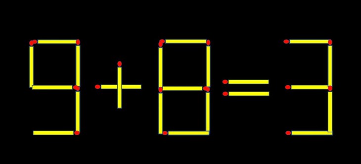 Thử tài IQ: Di chuyển một que diêm để 7+3=9 thành phép tính đúng - Ảnh 2.