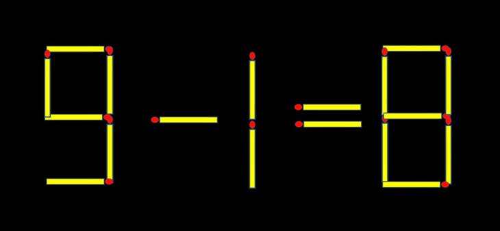 Thử tài IQ: Di chuyển một que diêm để 7+3=9 thành phép tính đúng - Ảnh 1.