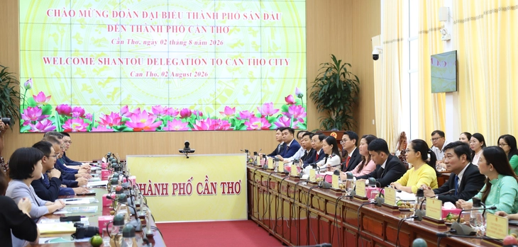 Cần Thơ đề xuất 5 lĩnh vực hợp tác với thành phố Sán Đầu - Ảnh 1.