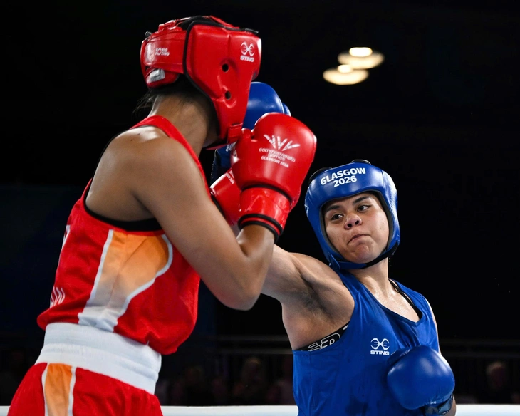 Nữ võ sĩ quyền anh giành huy chương Commonwealth Games mà chẳng có chiến thắng nào - Ảnh 1.