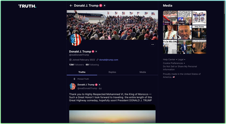 Truth Social bán quyền đọc trước bài đăng của ông Trump, giá 100.000 USD/tháng - Ảnh 1.