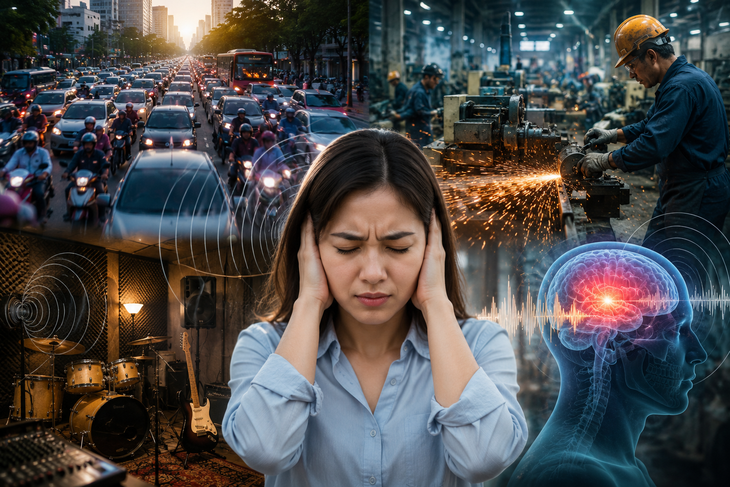 Làm việc trong môi trường nhiều tiếng ồn khiến não nhanh lão hoá - Ảnh 1.