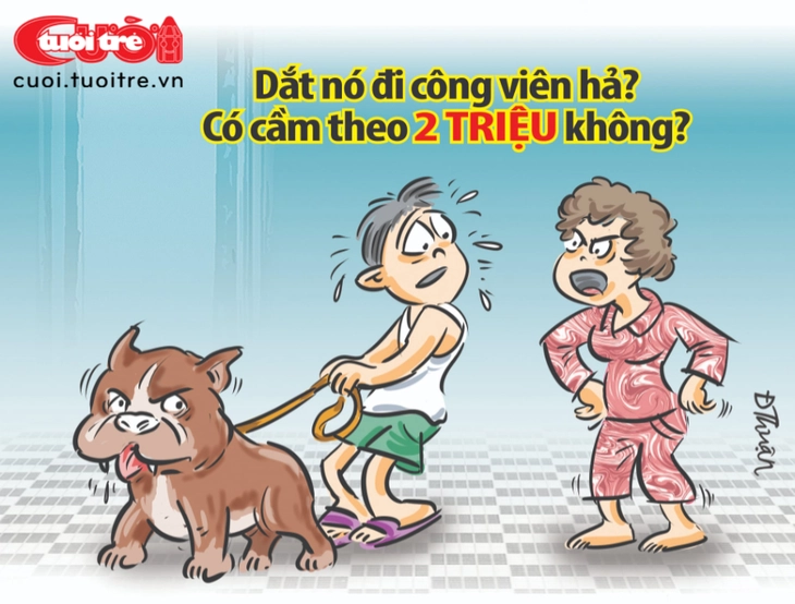 Chó không rọ mõm, chủ sẽ bị 'rọ ví' - Ảnh 1.