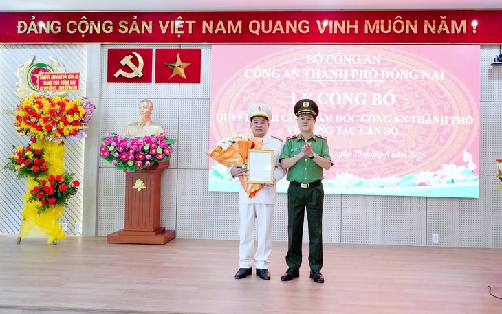 Điều động đại tá Nguyễn Văn Võ giữ chức Trưởng phòng CSGT Công an TP Đồng Nai - Ảnh 1.