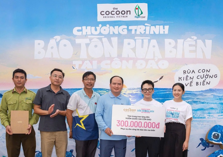 Cocoon Việt Nam hỗ trợ 300 triệu đồng bảo tồn rùa biển tại Côn Đảo - Ảnh 1.