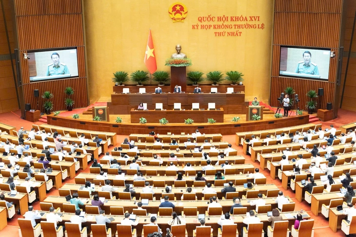Bộ trưởng Bộ C&ocirc;ng an tr&igrave;nh  - Ảnh 2.