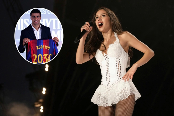 Nữ ca sĩ Mỹ ngỡ ngàng được fan Barca gửi chúc mừng … Rodri - Ảnh 1.