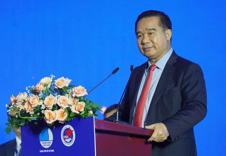 Chủ tịch Nguyễn Văn Được: Doanh nhân trẻ TP.HCM phải mang khát vọng toàn cầu và bản lĩnh Việt Nam - Ảnh 1.